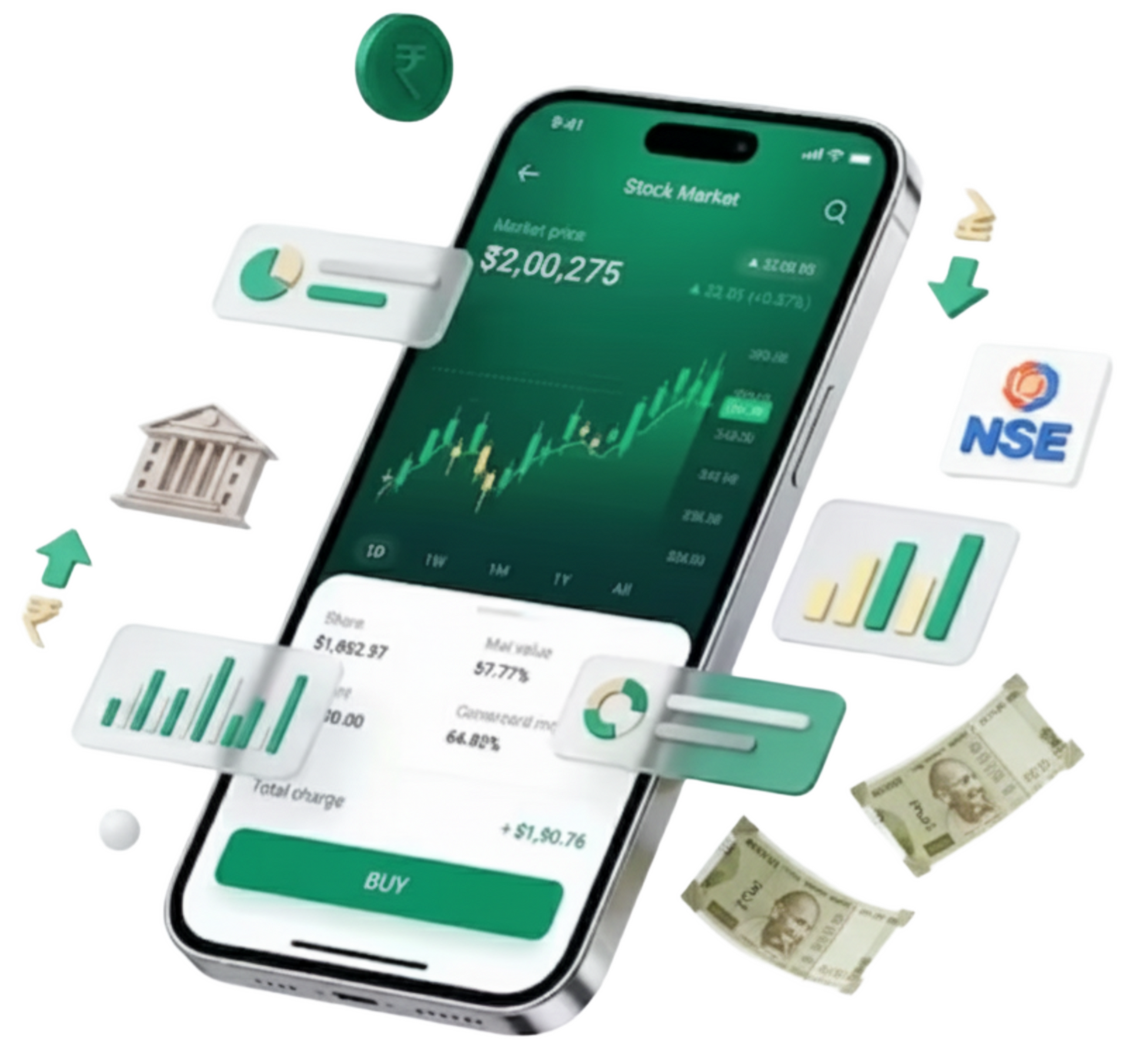 Stock Trading App Interface